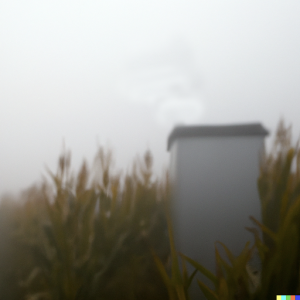 CVI child sees vending machine in cornfield